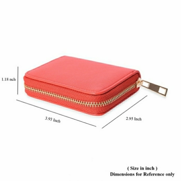 Red Faux Leather Wallet - Picture 4 of 4